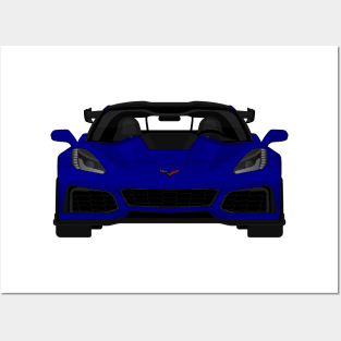 Z06 ZR1 NAVY Posters and Art